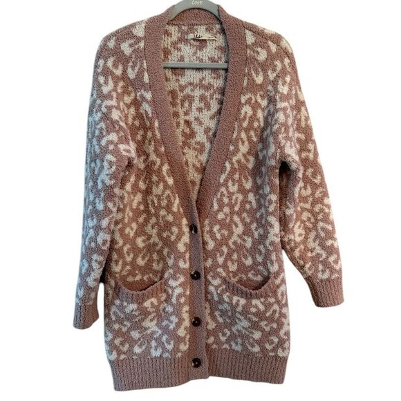 UGG | Joselyn Leopard-Print Cardigan in Cliff Leopard | M - Picture 2 of 9